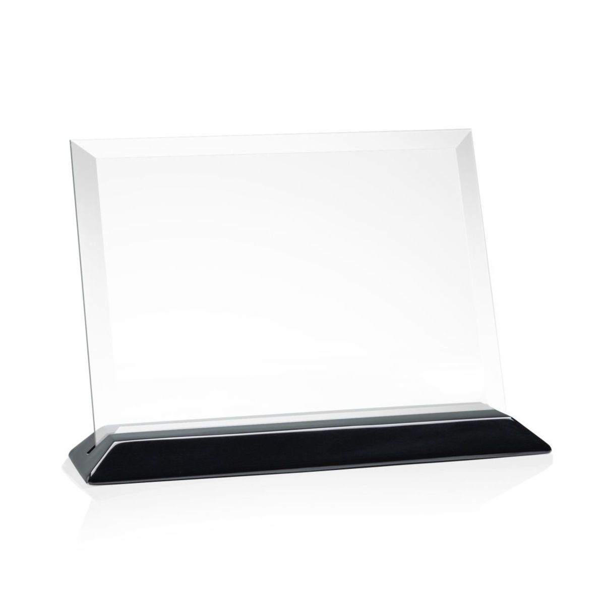 Embassy VividPrint™ Award - Starfire/Black (Horiz)