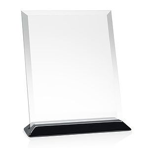 Embassy VividPrint™ Award - Starfire/Black (Vert)
