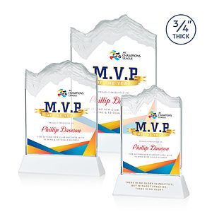 Kilimanjaro VividPrint™ Award on Newhaven - White