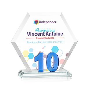 Riviera Anniversary VividPrint™ Award No 10 - Blue
