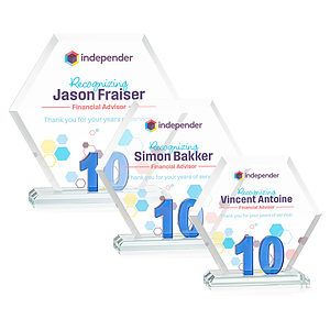 Riviera Anniversary VividPrint™ Award No 10 - Blue