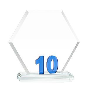 Riviera Anniversary VividPrint™ Award No 10 - Blue