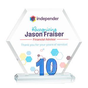 Riviera Anniversary VividPrint™ Award No 10 - Blue