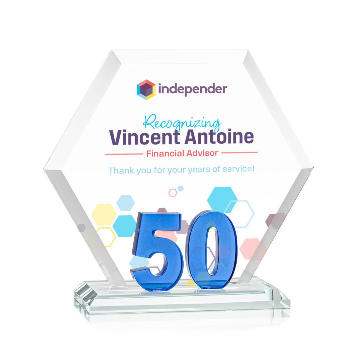 Riviera Anniversary VividPrint™ Award No 50 - Blue