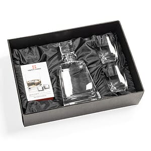 Arcadia Decanter Set & Ice Cubes
