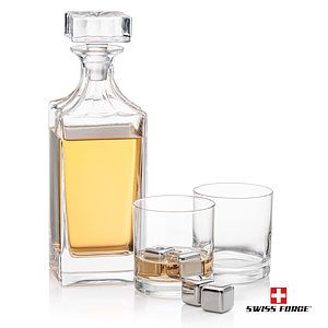 Aristocrat Decanter Set & Ice Cubes
