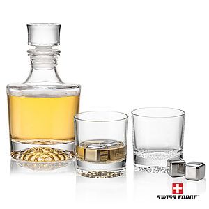 Buxton Decanter Set & Ice Cubes