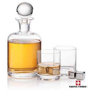 Dresden Decanter Set & Ice Cubes