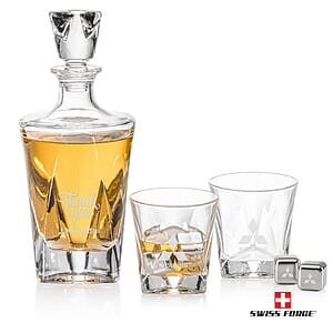 Oakhaven Decanter Set & Ice Cubes