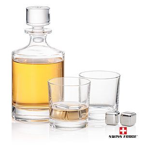 Whitlock Decanter Set & Ice Cubes