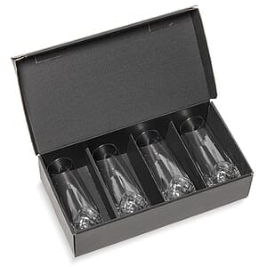 Templeton Stemless Flute - Deep Etch