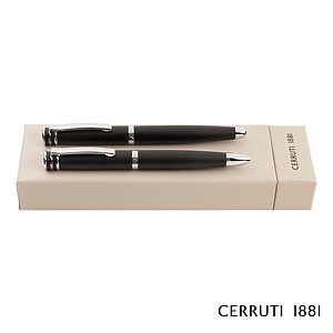 Cerruti 1881® Austin Diamond Ballpoint & Fountain Pen Gift Set