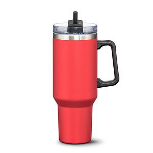 Compeer Handle Travel Mug w/Straw - 40oz
