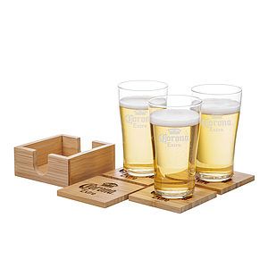 Bamboo Coaster Gift Set - Caldecott