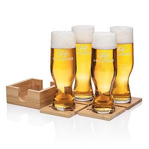 Bamboo Coaster Gift Set - Covington