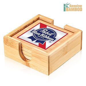 Fairfax Bamboo  VividPrint™ Coasters Set - Set of 4