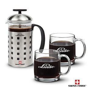 Swiss Force® Coffee Press & Nordic Mug Set