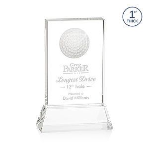 Pennington Golf Award on Base - Clear