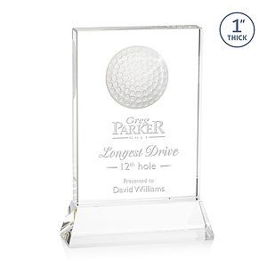 Pennington Golf Award on Base - Clear