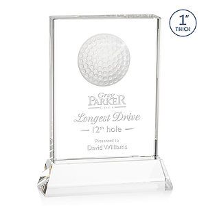 Pennington Golf Award on Base - Clear