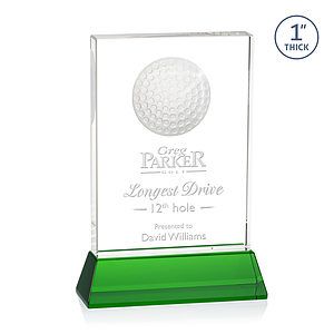 Pennington Golf Award on Base - Green