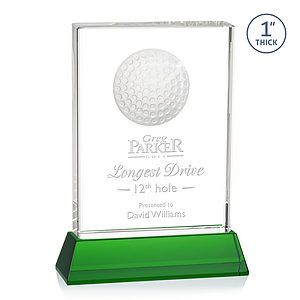 Pennington Golf Award on Base - Green