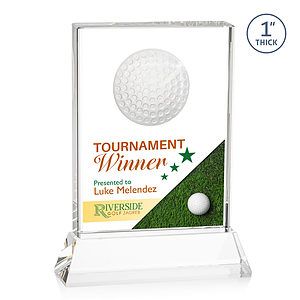 Pennington Golf VividPrint™ Award on Base - Clear