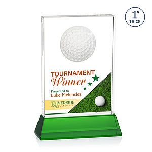 Pennington Golf VividPrint™ Award on Base - Green