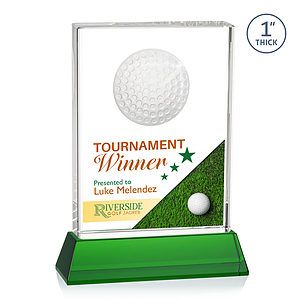 Pennington Golf VividPrint™ Award on Base - Green