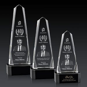 Geneva 3D Award on Base - Black