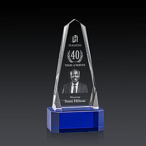 Geneva 3D Award on Base - Blue