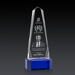 Geneva 3D Award on Base - Blue