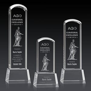 Silkwood 3D Award on Base - Clear