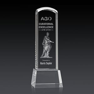 Silkwood 3D Award on Base - Clear