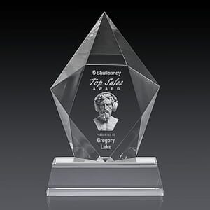 Devron 3D Award on Base - Clear