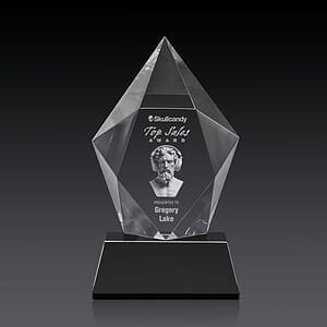 Devron 3D Award on Base - Black