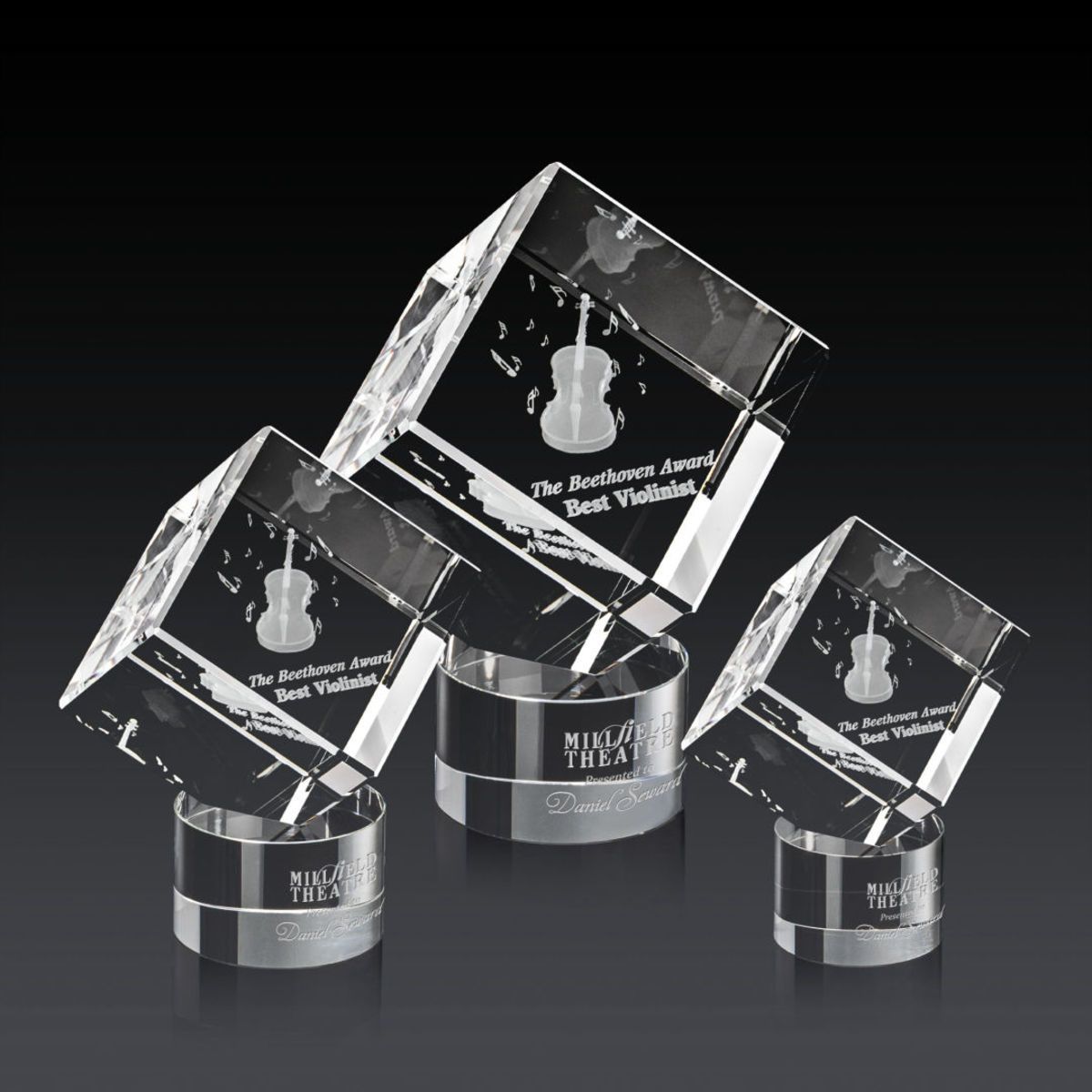 Burrill 3D Award on Marvel Base - Clear