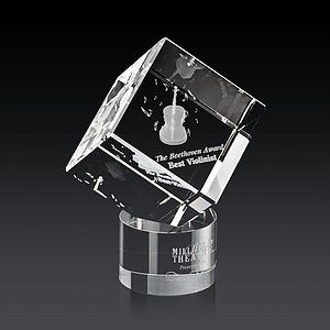 Burrill 3D Award on Marvel Base - Clear
