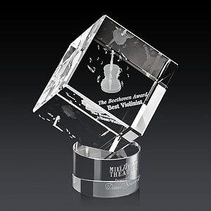 Burrill 3D Award on Marvel Base - Clear