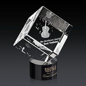 Burrill 3D Award on Marvel Base - Black