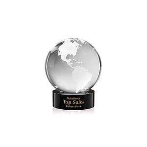 Globe Award on Stanrich Base - Black