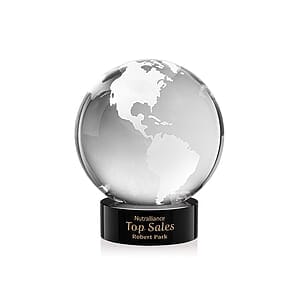 Globe Award on Stanrich Base - Black