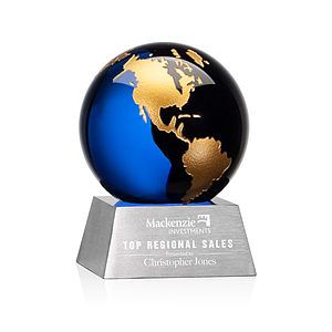 Ryegate Globe Award - Blue/Gold