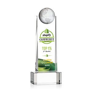 Sherbourne Globe VividPrint™ Award - Clear