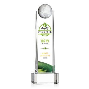 Sherbourne Globe VividPrint™ Award - Clear