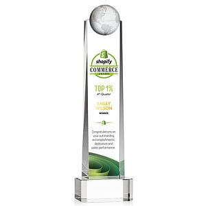 Sherbourne Globe VividPrint™ Award - Clear