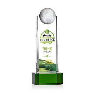 Sherbourne Globe VividPrint™ Award - Green
