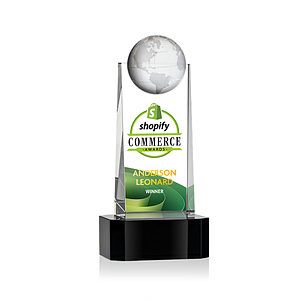 Sherbourne Globe VividPrint™ Award - Black