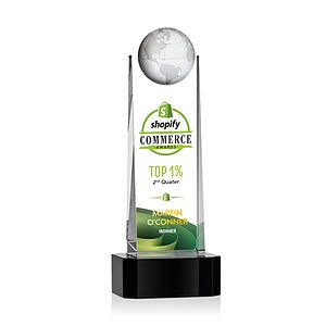 Sherbourne Globe VividPrint™ Award - Black