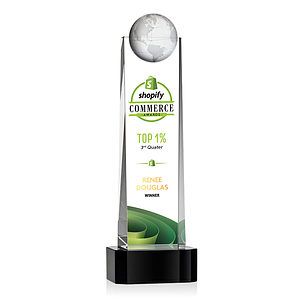 Sherbourne Globe VividPrint™ Award - Black